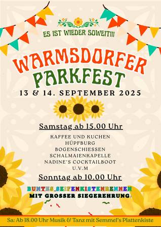 Warmsdorfer Parkfest 2025 1