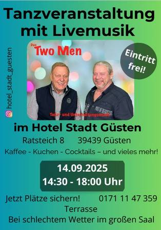 Flyer   Hotel Stadt Güsten   14.09.2025