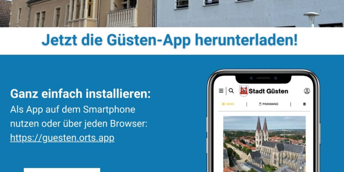 Flyer Güsten-App